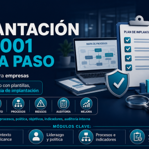 Curso online de implantación ISO 9001 paso a paso con plantillas y ejemplos prácticos